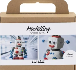 Børn Creativ Company Mini DIY Kit Modellering, Robotdreng