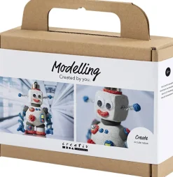 Børn Creativ Company Mini DIY Kit Modellering, Robotdreng