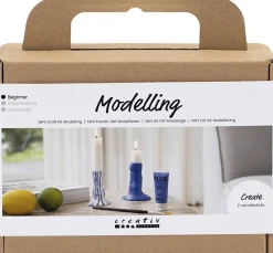 Børn Creativ Company Mini DIY Kit Modellering, Lysestage