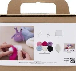 Creativ Company Mini DIY Kit Nålefiltning, Monster