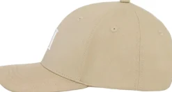 Les Deux Mini Encore Suede Baseball Cap Dark sand Clearance