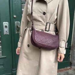 Markberg Mini Musembg Bag, Weave Bordeaux New