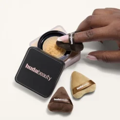 Huda Beauty Mini Puffs Powder Puff Trio - Trio med mini pudderkvaste Accessories easy bake powder p Sale