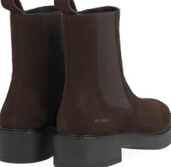 ANGULUS Minimalistisk Chelsea støvle med ch 2193/002 brown/brown Discount