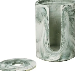 Ferm Living Mist Cotton Pad Holder - Emerald Off-white Sale