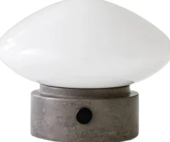 &Tradition Mist Portable Lamp AP21 Grigio Caldo base Sale