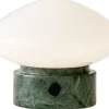 &Tradition Mist Portable Lamp AP21 Verde Guatemala base