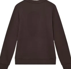 Mos Mosh Gallery MMGAbel Crew Neck Sweat Chocolate brown Discount