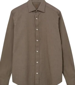 Mos Mosh Gallery MMGMarco Oxford Shirt Chocolate brown Best