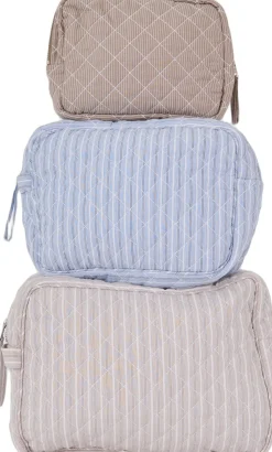 Magasin du Nord Collection Moira 3 G makeup bag Blue yonder stripe Outlet