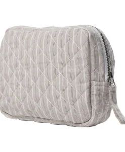 Magasin du Nord Collection Moira 3 G makeup bag Beige stripe Online