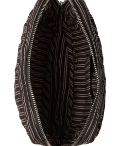 Magasin du Nord Collection Moira toilettaske Black Coffee M&oslash;rkebrun strib Clearance