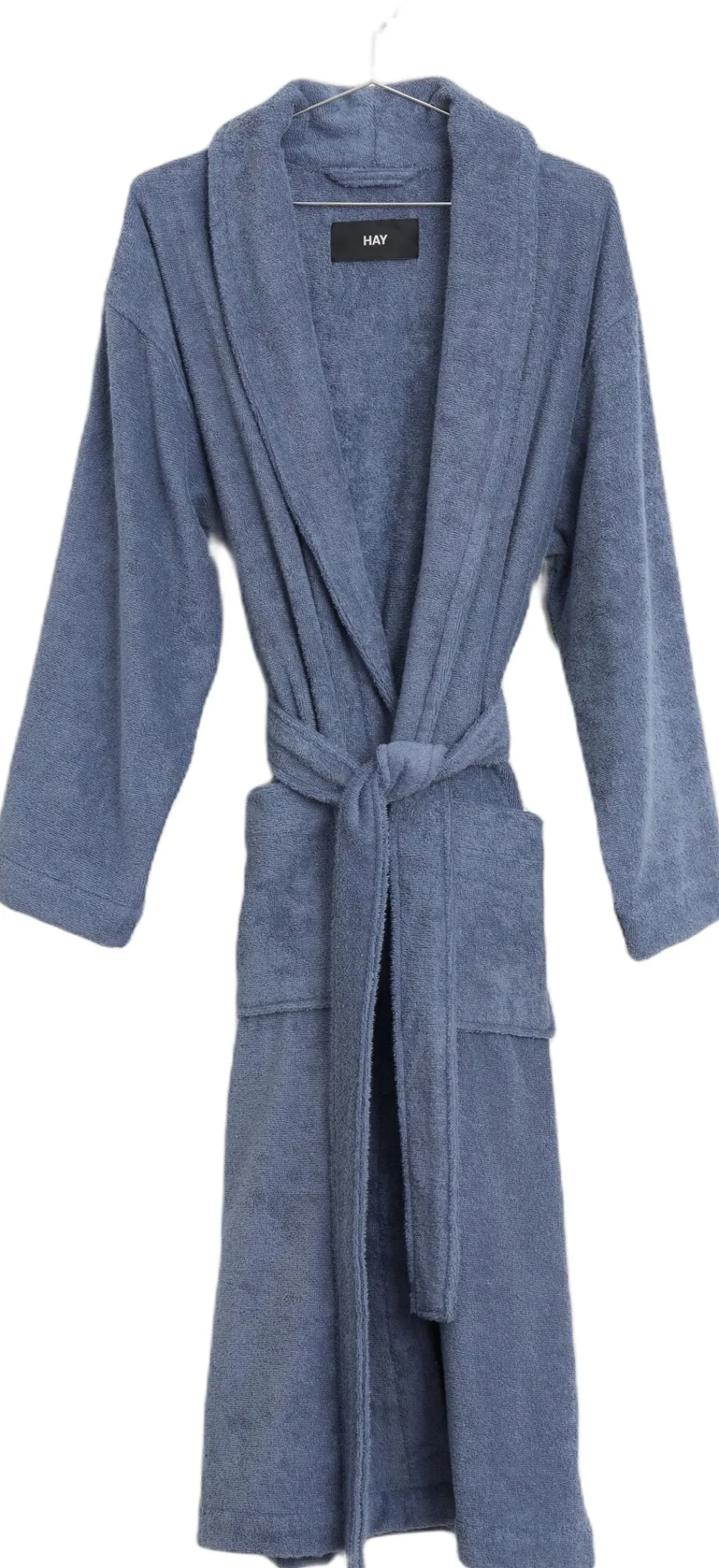 Dame Hay Mono Bathrobe-S/M-Steel blue