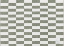 Moomin Arabia bademåtte 50x70 skaktern grøn