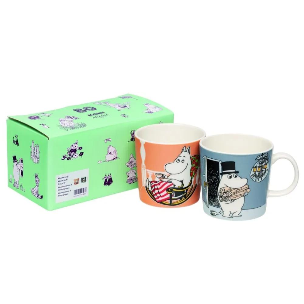 30cl krus 2stk Mumifar og Mumimor>Moomin Arabia