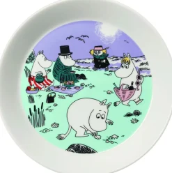 Moomin Arabia 19cm tallerken stranddag Online