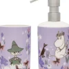Sæbe dispenser & tandbørste holder sæt, Flower>Moomin Arabia Clearance
