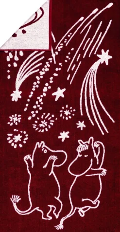 Moomin Arabia 70x140cm badehåndklæde Festlige Øjeblikke GOTS Outlet