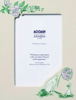 Moomin Arabia 10x15cm billedramme Vildblomst Genanvendt Interiør