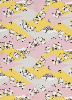 50x70cm viskestykke Familietid GOTS>Moomin Arabia Clearance