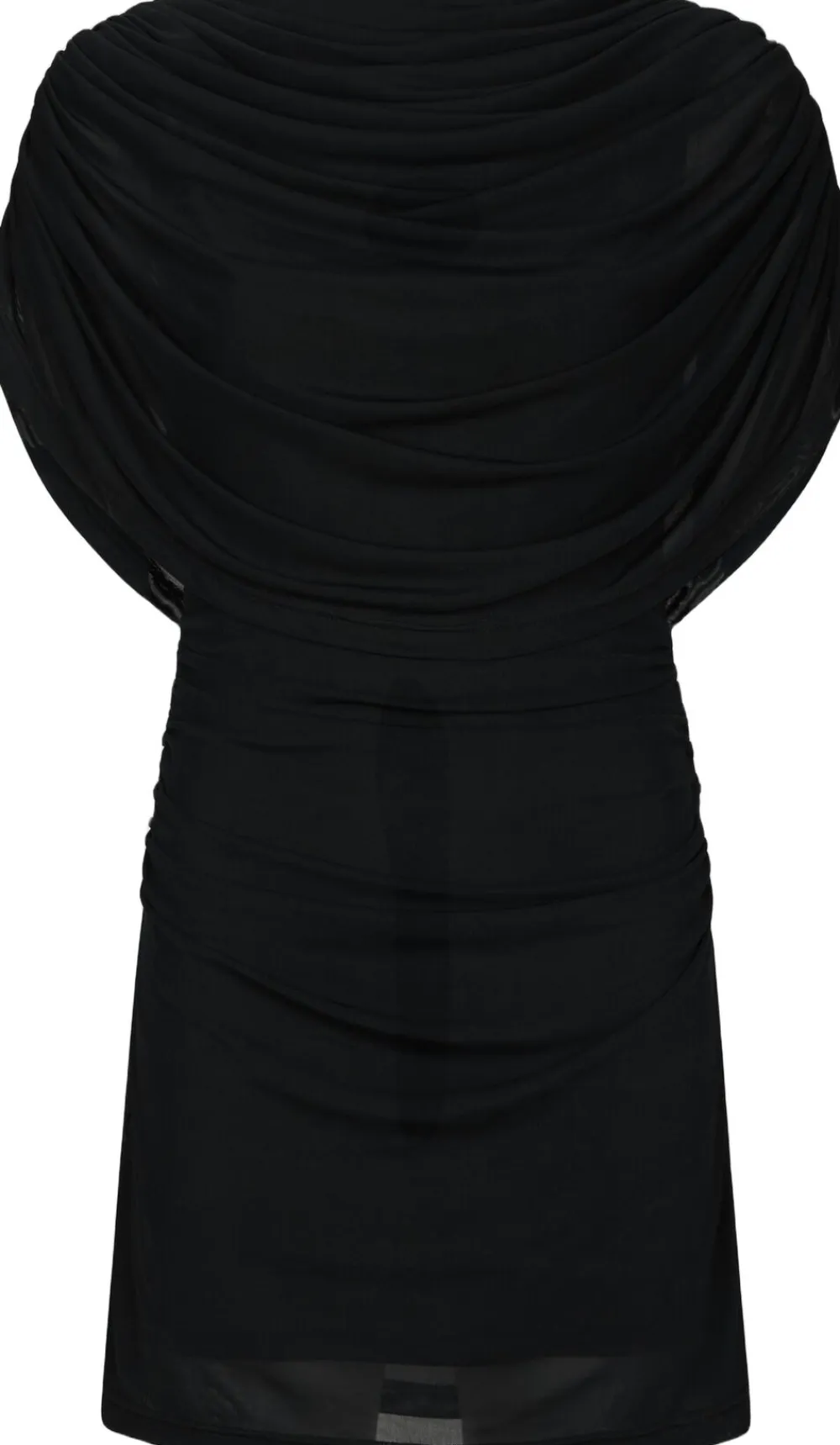 Dame Neo Noir Mottuna Drapy Mesh Dress