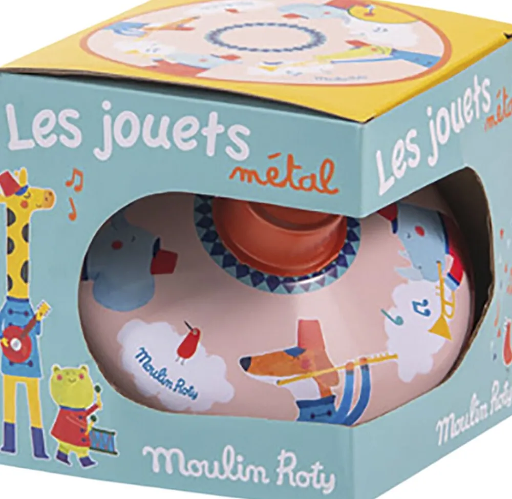 Moulin Roty - Lille snurretop i metal - Musikoptog Hot