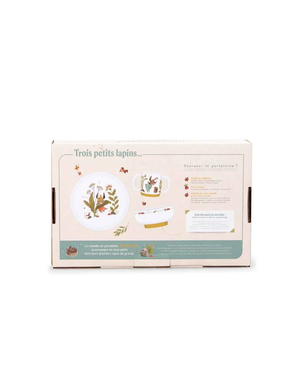 - Spisesæt - Porcelæn - Trois Petits Lapins>Moulin Roty New