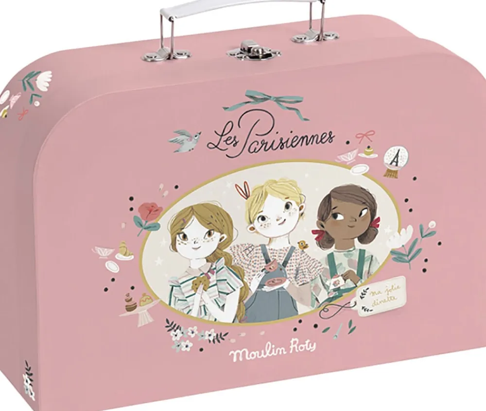 Moulin Roty - Tesæt i kuffert 14 dele - Les Parisiennes Best