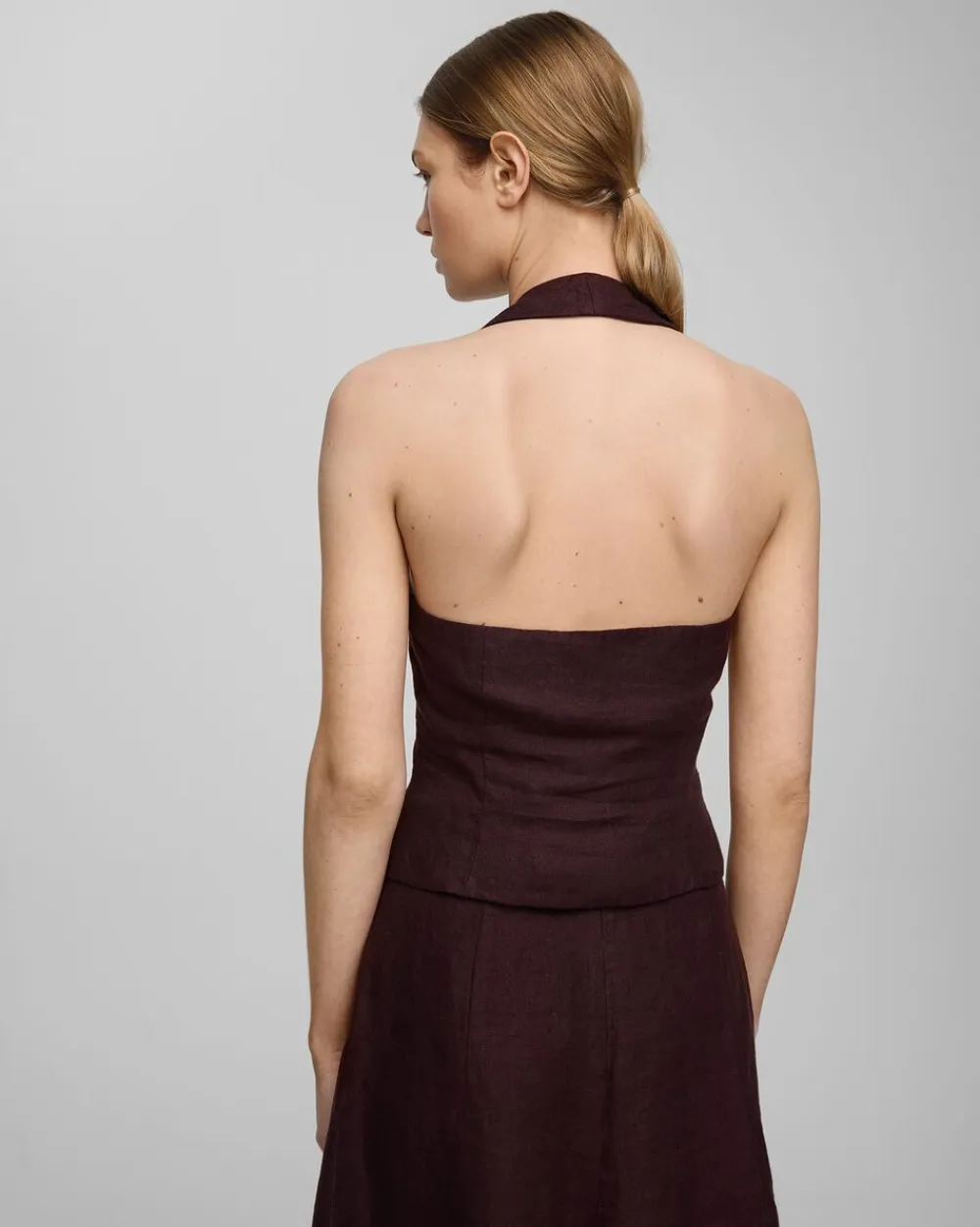 Dame MSCH COPENHAGEN MSCHNaira Claritta Halterneck Waistcoat