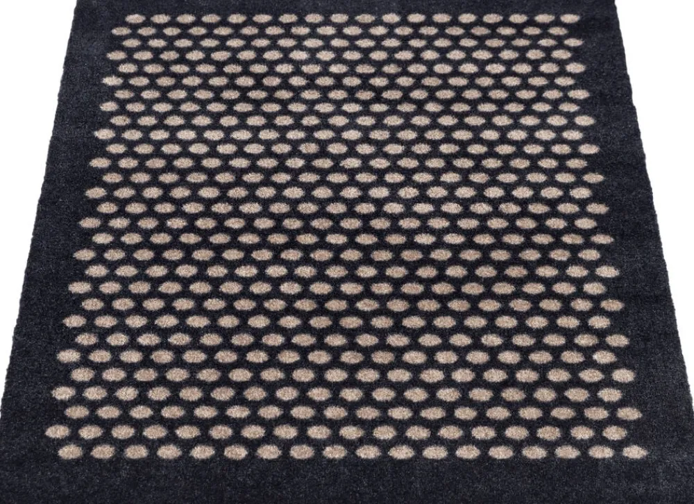 Tica Copenhagen Måtte 60x90 cm, dot sort/sand Clearance