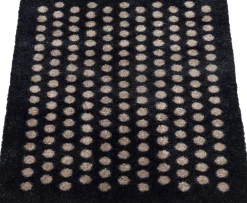 Måtte 40x60 cm, dot sort/sand>Tica Copenhagen