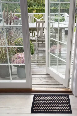 Måtte 40x60 cm, dot sort/sand><noscript><img width=