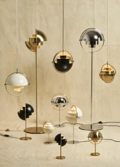 Multi-Lite Floor Lamp - Brass base><noscript><img width=