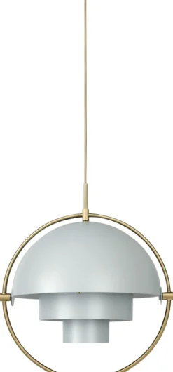 Gubi Multi-Lite Pendant Messing/grå Clearance