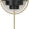 Multi-Lite Portable Lamp, EU Base: Brass, Shade: Black Semi>Gubi Sale