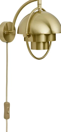 Multi-Lite Wall Lamp, EU Base: Brass, Shade: Brass Shiny>Gubi Discount