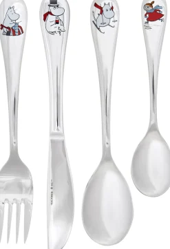 Moomin Arabia Mumi bestiksæt Vinter 4 dele New