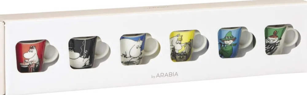 Moomin Arabia MUMI MINIKRUS SÆT 6 STK