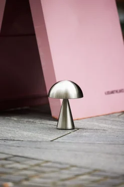 Hübsch Mush Portable Lamp Nickel