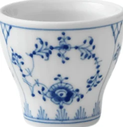 Royal Copenhagen Musselmalet Riflet æggebæger 4,8 cm.