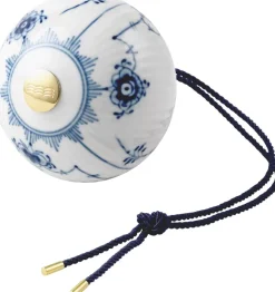 Royal Copenhagen Musselmalet Riflet Julekugle 9,5 cm Best