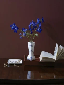 MUSSELMALET RIFLET LILLE VINTAGE VASE 12 CM><noscript><img width=