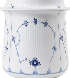 Royal Copenhagen Musselmalet Riflet vinkøler, 21,5 cm. Outlet