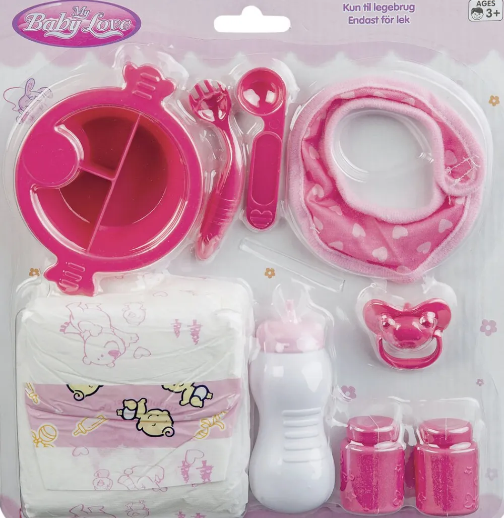 Børn MY BABY LOVE MY BABY BLE-MÆLKFLASK-POT