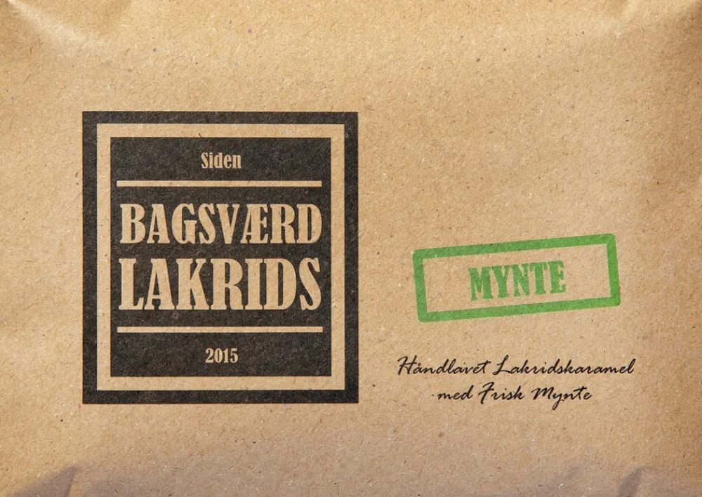 Bagsværd Lakrids Mynte, 160 gr.
