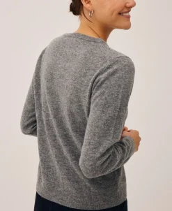 Magasin du Nord Collection Myrna 3 RWS Cardigan Lambswool Medium grey melange Discount