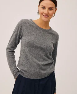 Magasin du Nord Collection Myrna 1 RWS Strik Lambswool Medium grey melange New