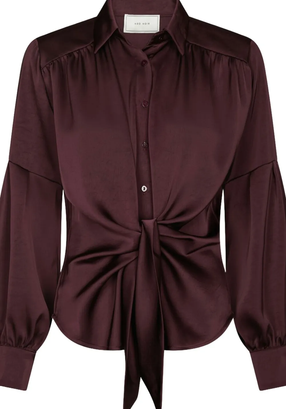 Naja Satin Shirt>Neo Noir New