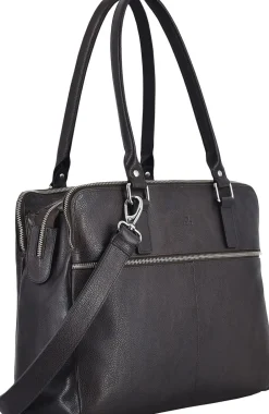 ADAX Napoli handbag Gerda 14 Mørkebrun Online