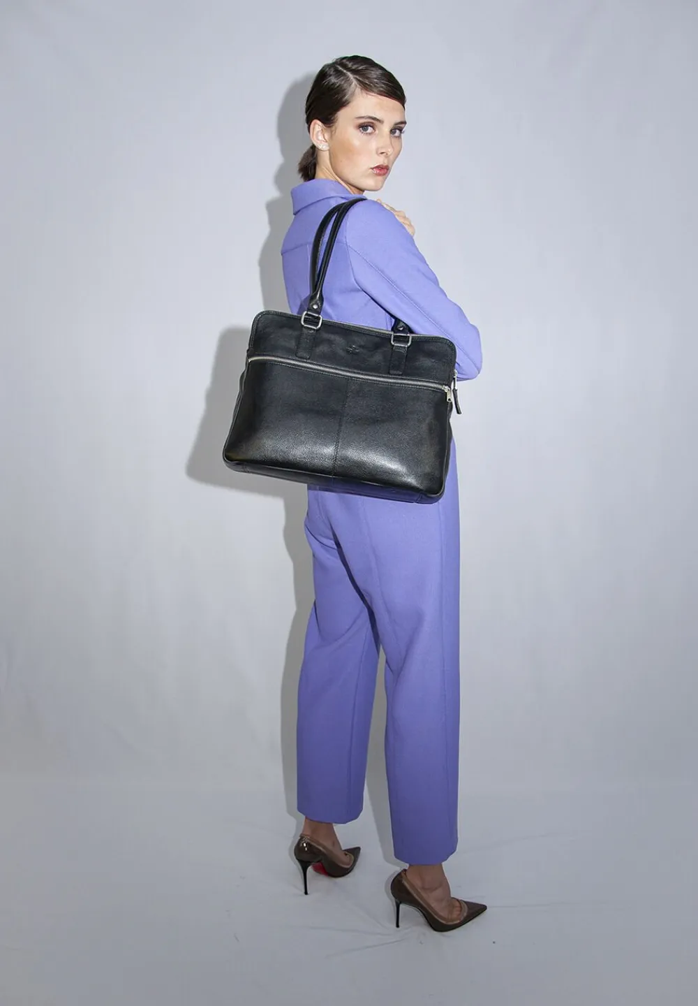 Dame ADAX Napoli håndtaske Gerda 14"